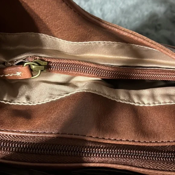 NWT The Sak Collective Sierra Leather Shopper in Teak Leaf - Picture 10 of 12